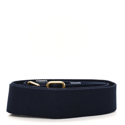 Prada Canvas Shoulder Strap Blue 2 of 3