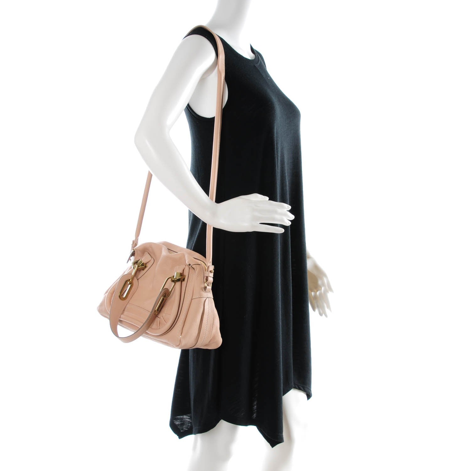 Chloe Calfskin Small Paraty Blush Nude 2 of 8