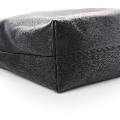 Burberry London Grainy Calfskin Medium Cale Hobo Black 7 of 8