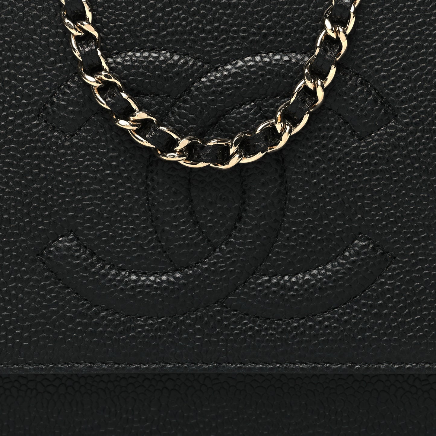 Caviar Timeless CC Wallet on Chain WOC Black