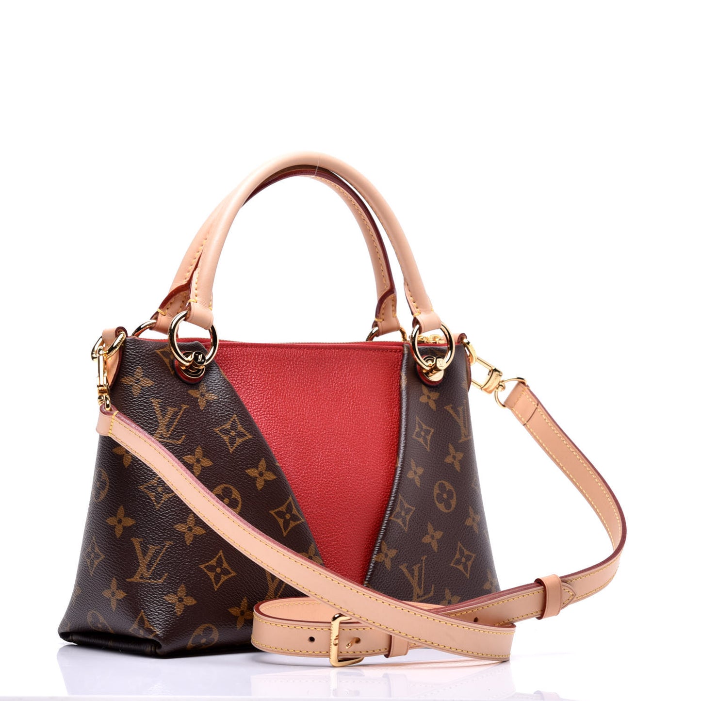 Monogram V Tote BB Cherry
