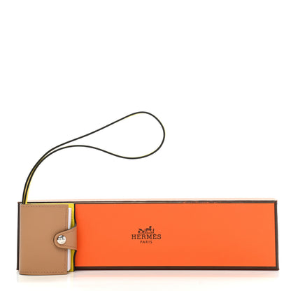 Hermes Evercolor Swift Verso Ulysse Nano Bag Charm Chai Lime 6 of 6