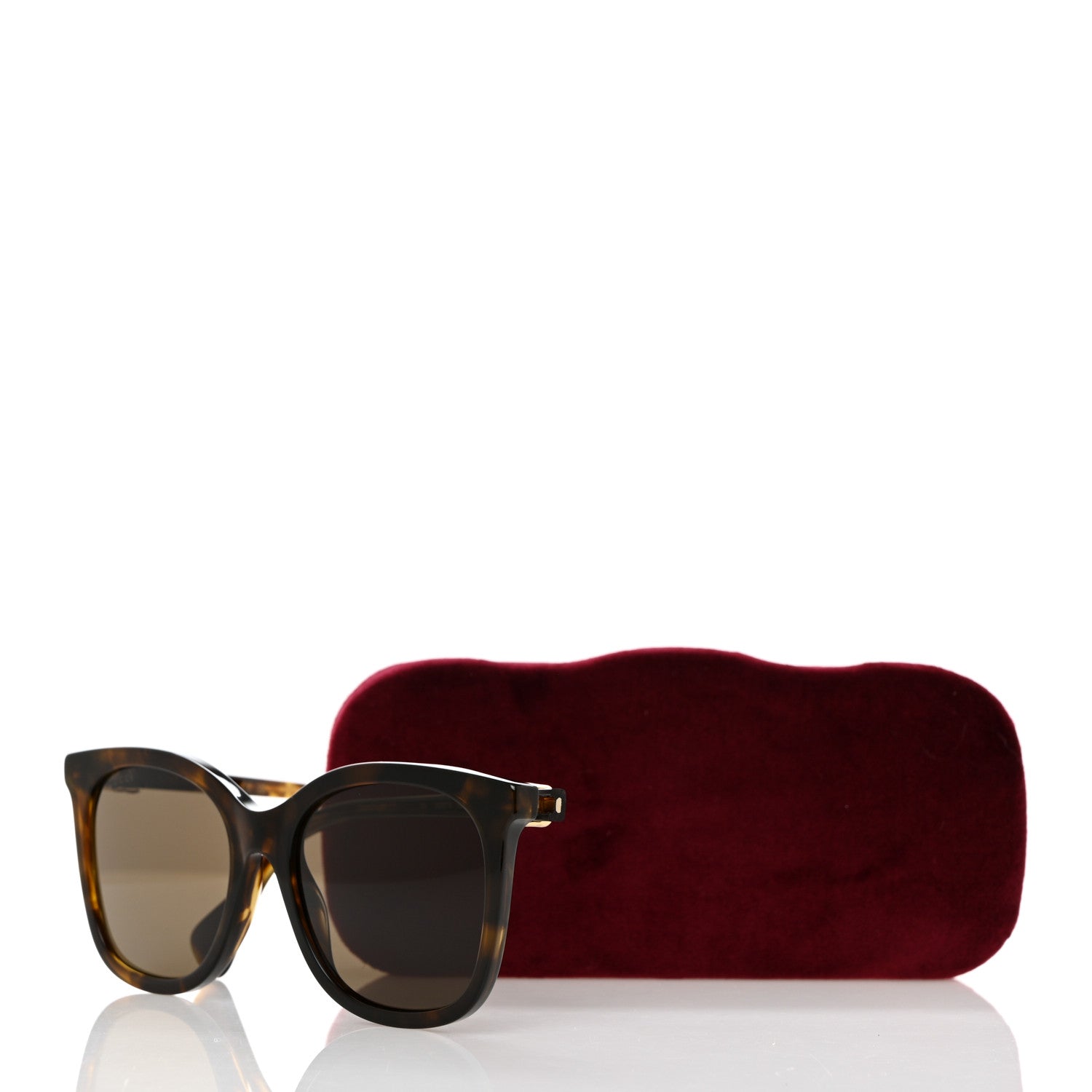 Gucci Acetate Round Sunglasses GG1071S Tortoise 8 of 8