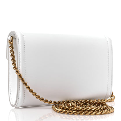 Dolce & Gabbana Calfskin Mini Devotion Crossbody Bag White 3 of 9