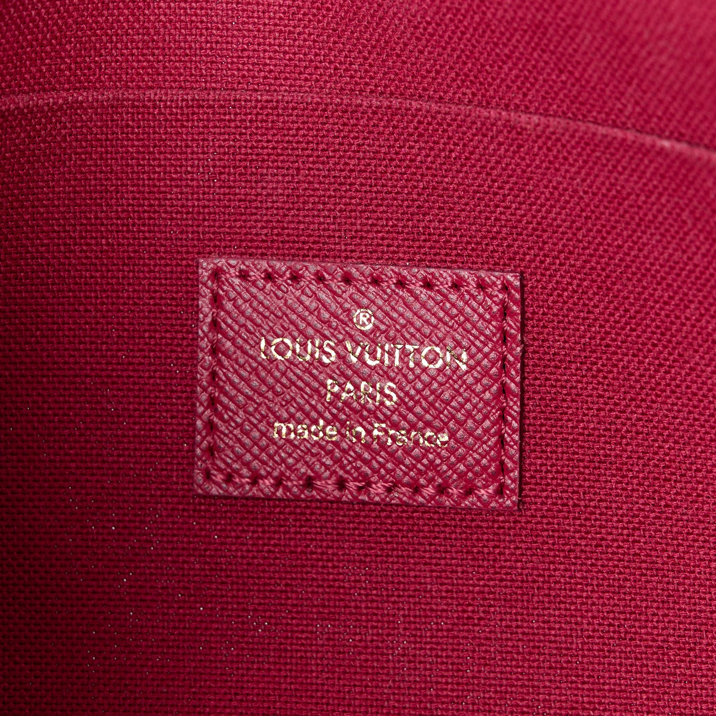 Monogram Pochette Felicie Chain Wallet Fuchsia