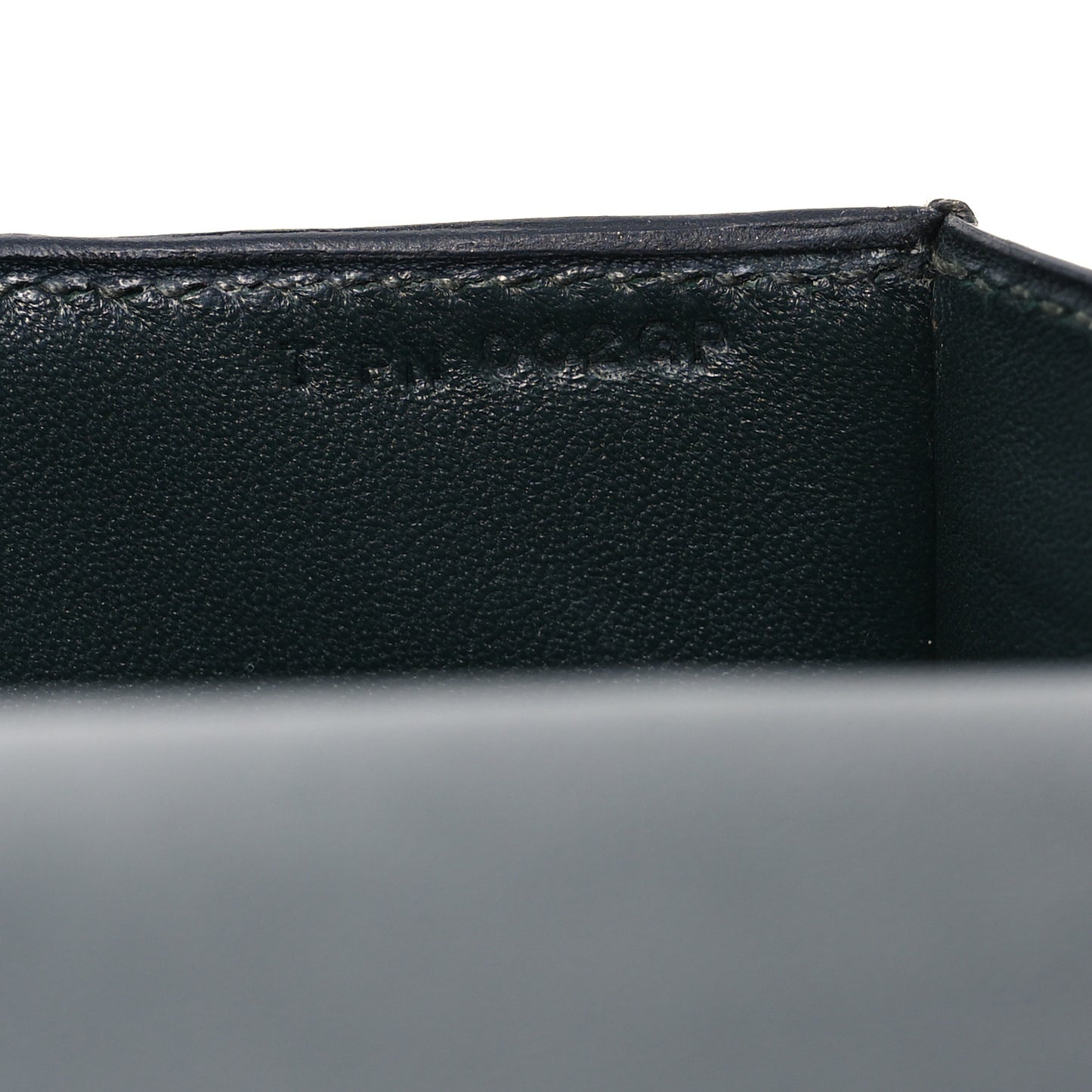 Matte Niloticus Crocodile Egee Clutch Vert Fonce