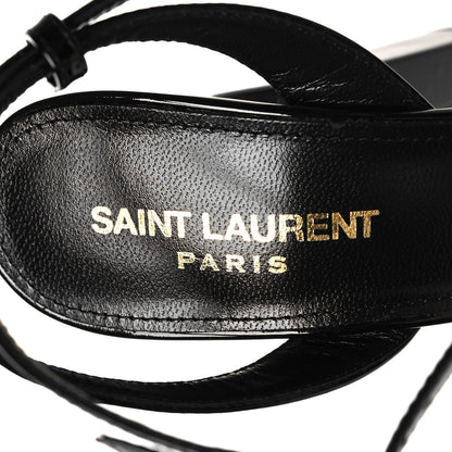 Saint Laurent Patent Jodie 95 Platform Sandals 36.5 Black 8 of 9