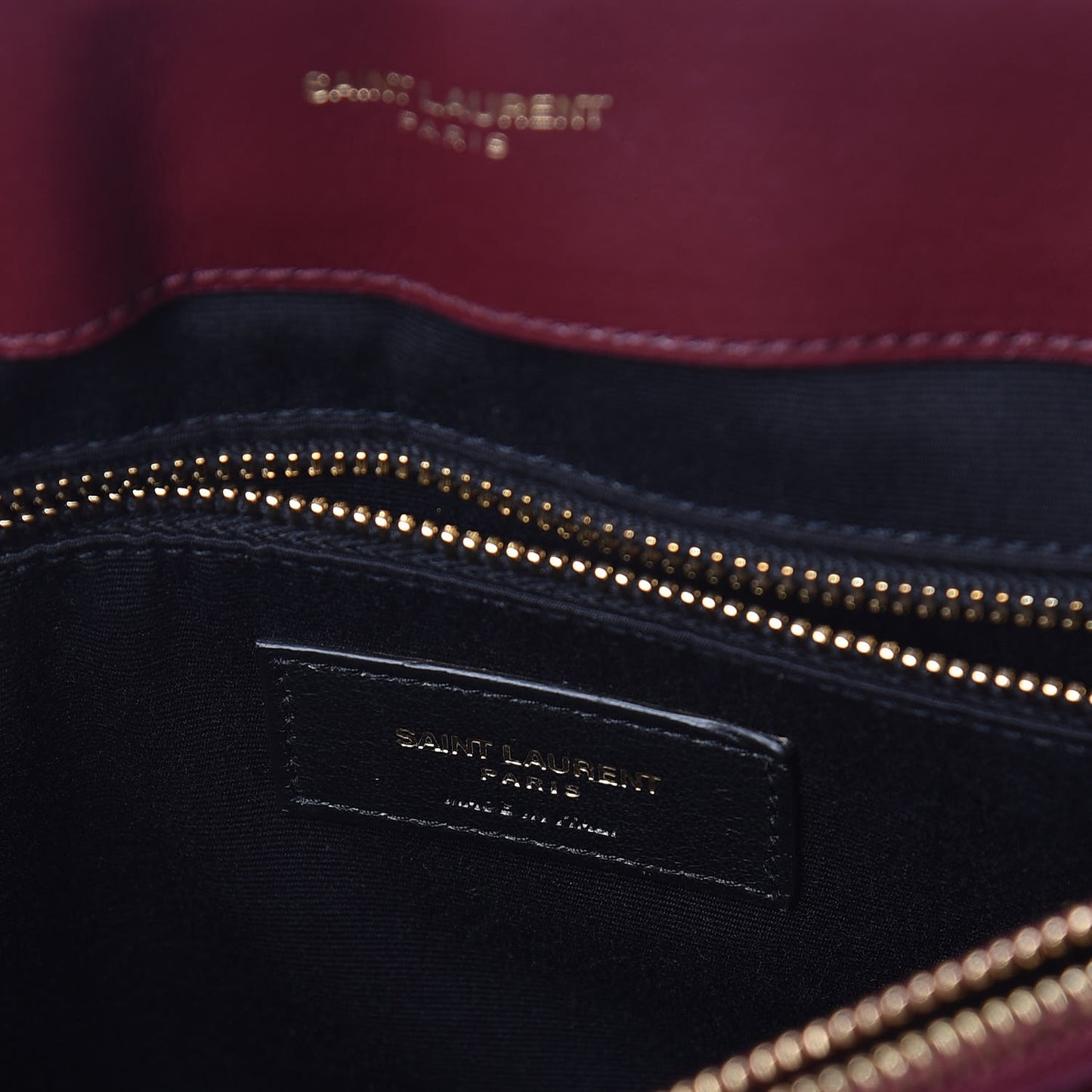 Calfskin Y Quilted Monogram Medium Loulou Chain Satchel Palissandre