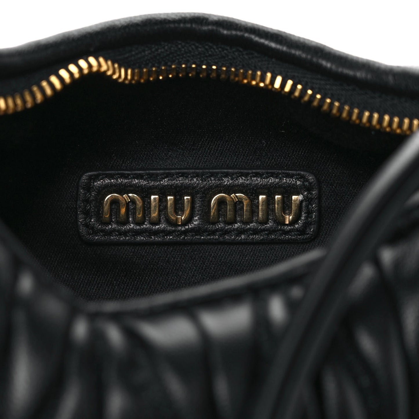 Nappa Matelasse Mini Wander Hobo Black