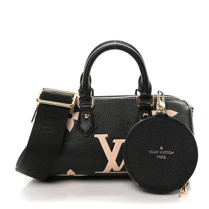 Louis Vuitton Empreinte Monogram Giant Papillon BB Black Beige 3 of 10