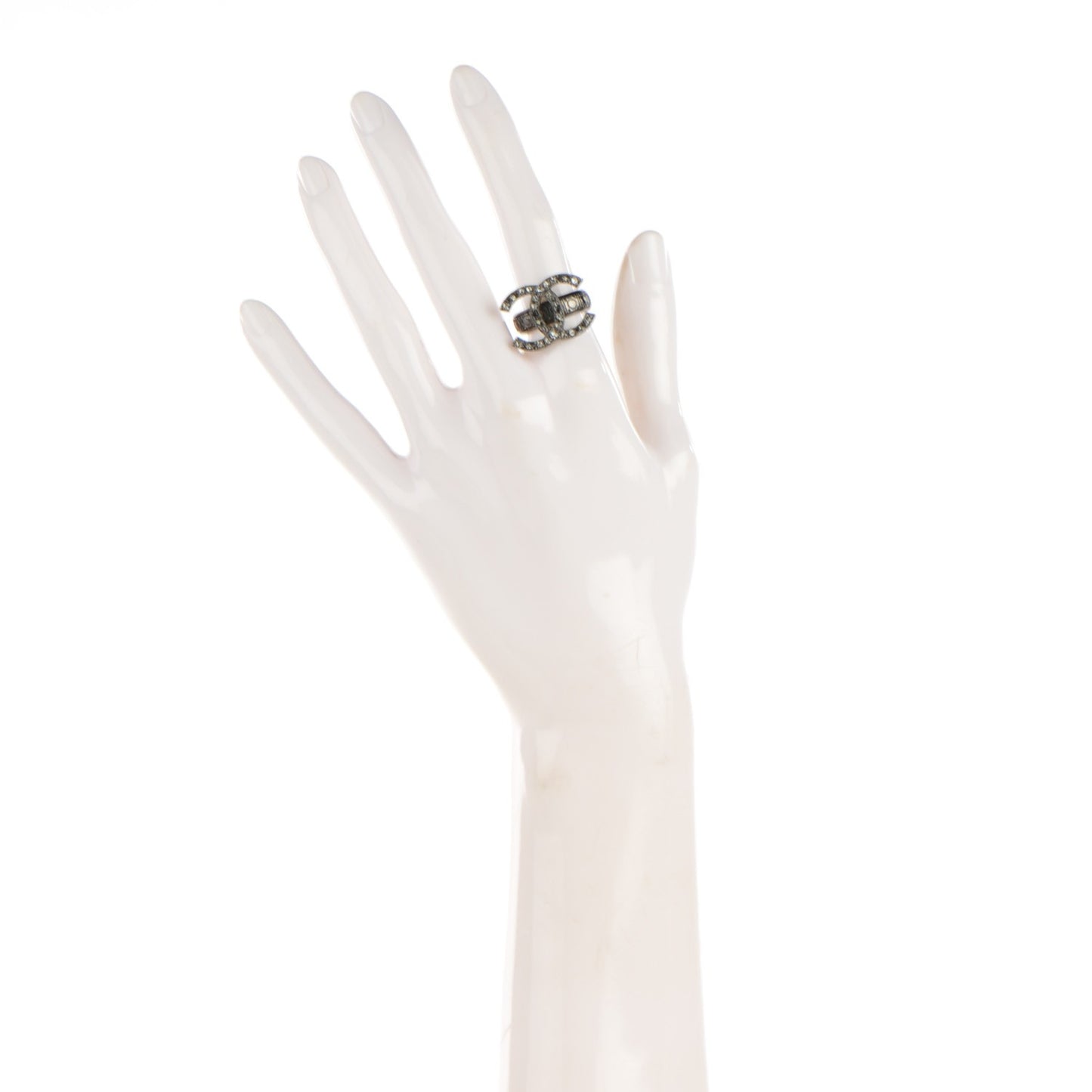 Ruthenium Crystal CC Ring 5.5