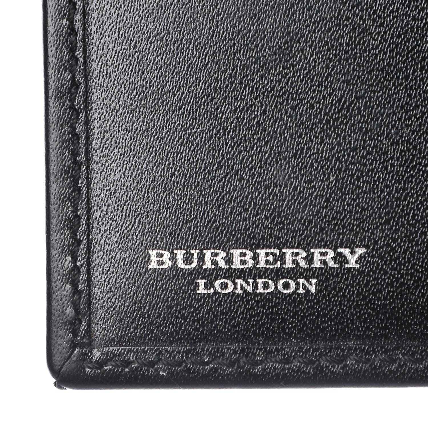 Burberry House Check Compact Wallet Black 6 of 10