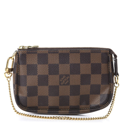 Louis Vuitton Damier Ebene Mini Pochette Accessories 1 of 7
