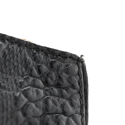 Burberry Heritage Grain Check Embossed Medium Dewsbury Tote Black 18 of 20