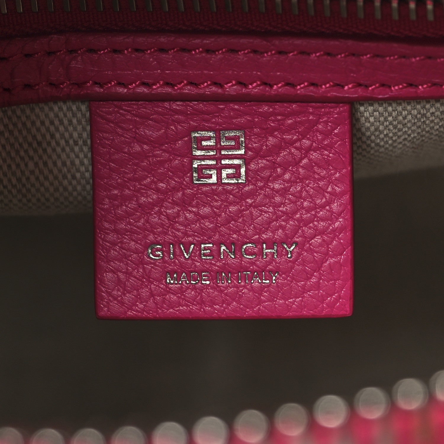Givenchy Sugar Goatskin Mini Antigona Neon Pink 6 of 10