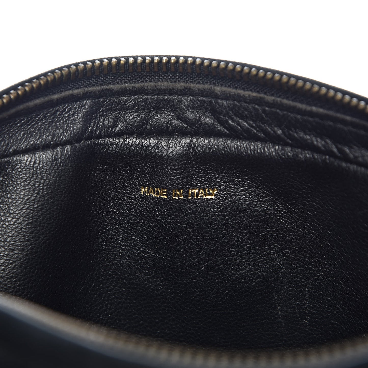 Lambskin Quilted CC Tassel Camera Case Black