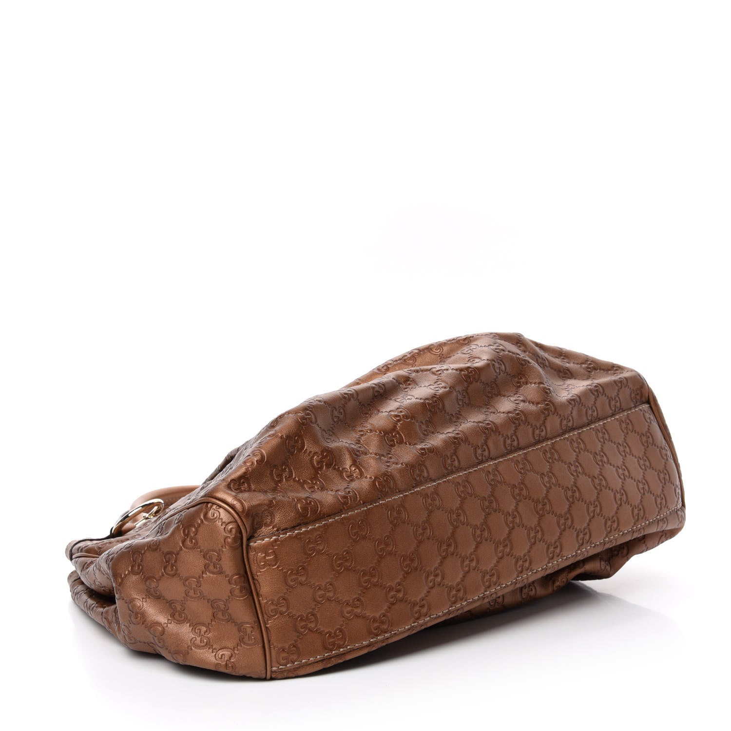 Gucci Guccissima Large Sukey Tote Bronze 4 of 10