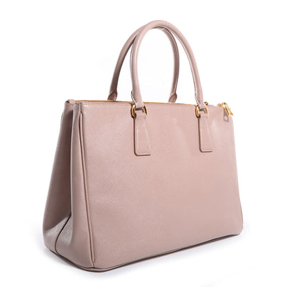 Prada Saffiano Lux Medium Double Zip Tote Cammeo 3 of 9