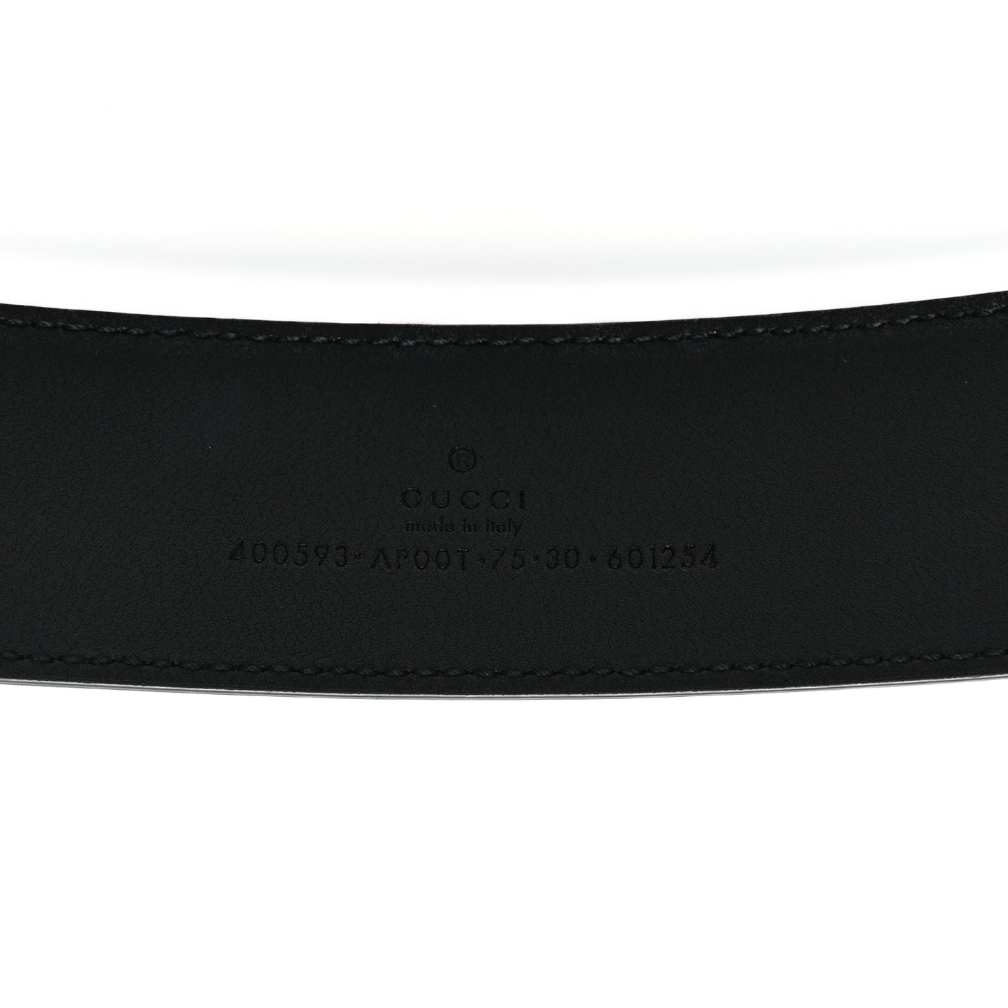 Calfskin Double G 40mm Belt 75 30 Black