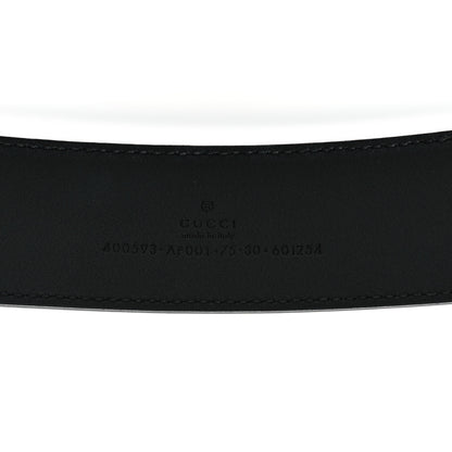 Gucci Calfskin Double G 40mm Belt 75 30 Black 3 of 6