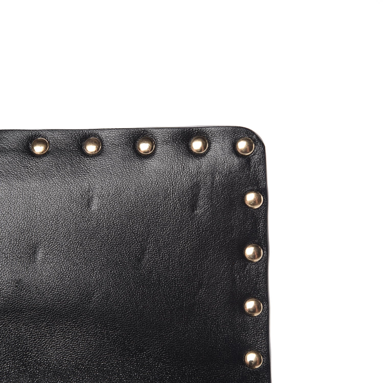 Valentino Garavani Lambskin Medium Rockstud Spike Shoulder Bag Black 10 of 10