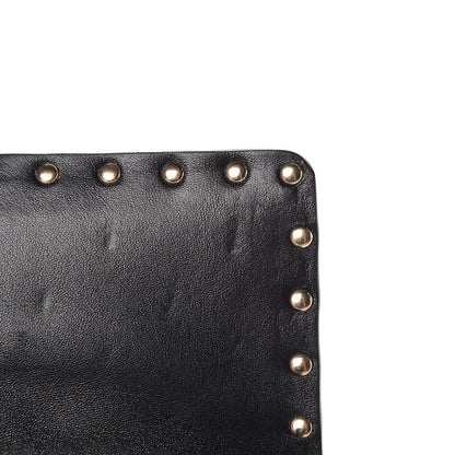 Valentino Garavani Lambskin Medium Rockstud Spike Shoulder Bag Black 10 of 10