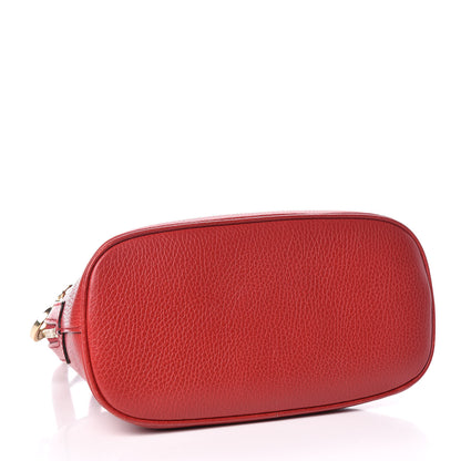 Gucci Dollar Calfskin Small GG Charm Dome Bag Red 4 of 18