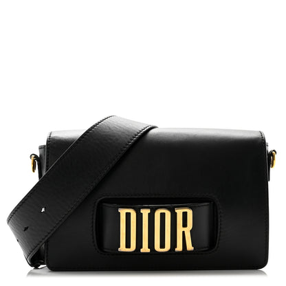 Christian Dior Smooth Calfskin Dio(r)evolution Flap Bag Black 1 of 12