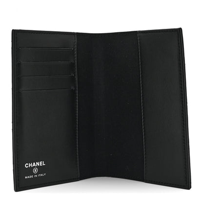 Chanel Grained Calfskin Quilted Passport Holder Wallet So Black 5 of 10