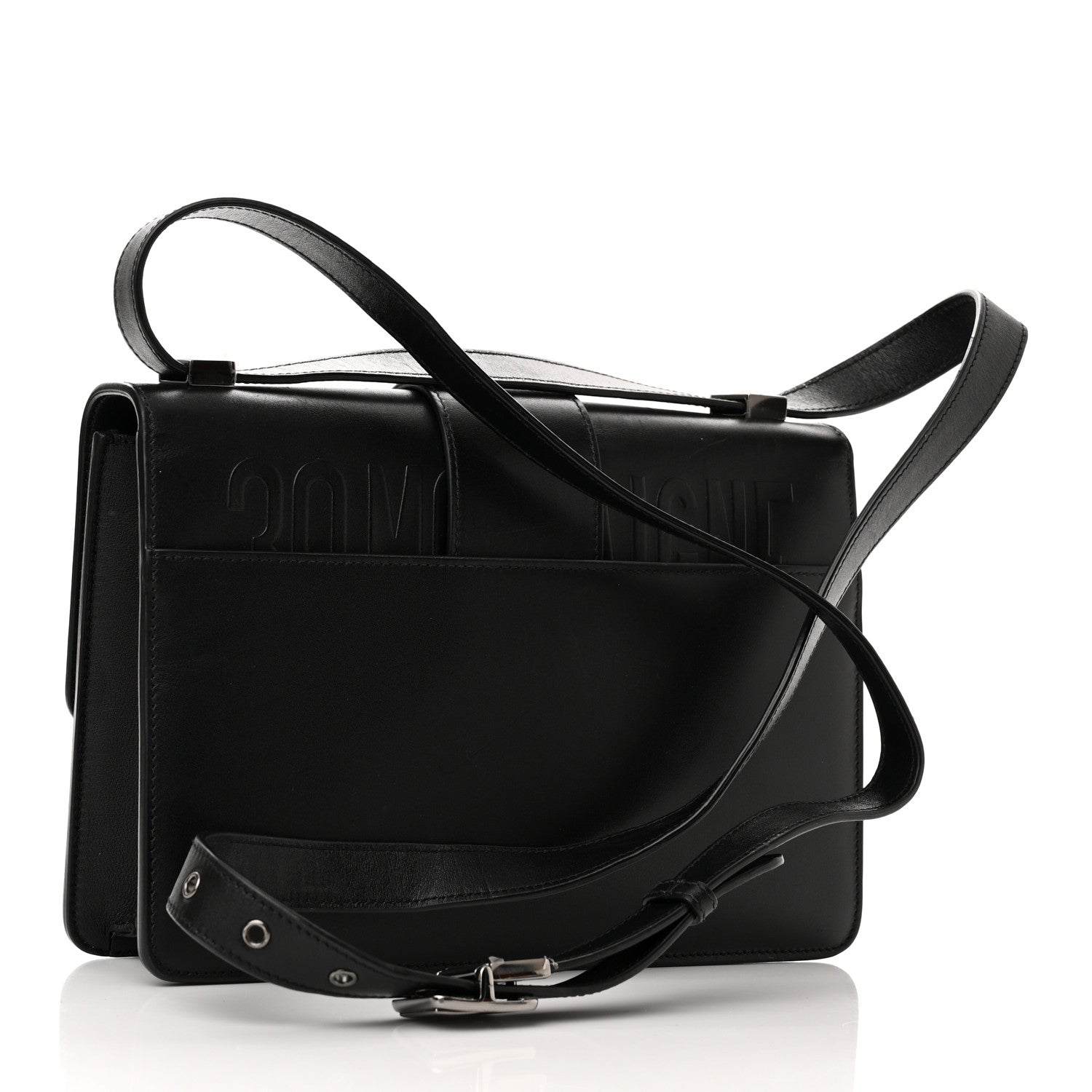 Christian Dior Smooth Calfskin 30 Montaigne Flap Bag Black 3 of 10