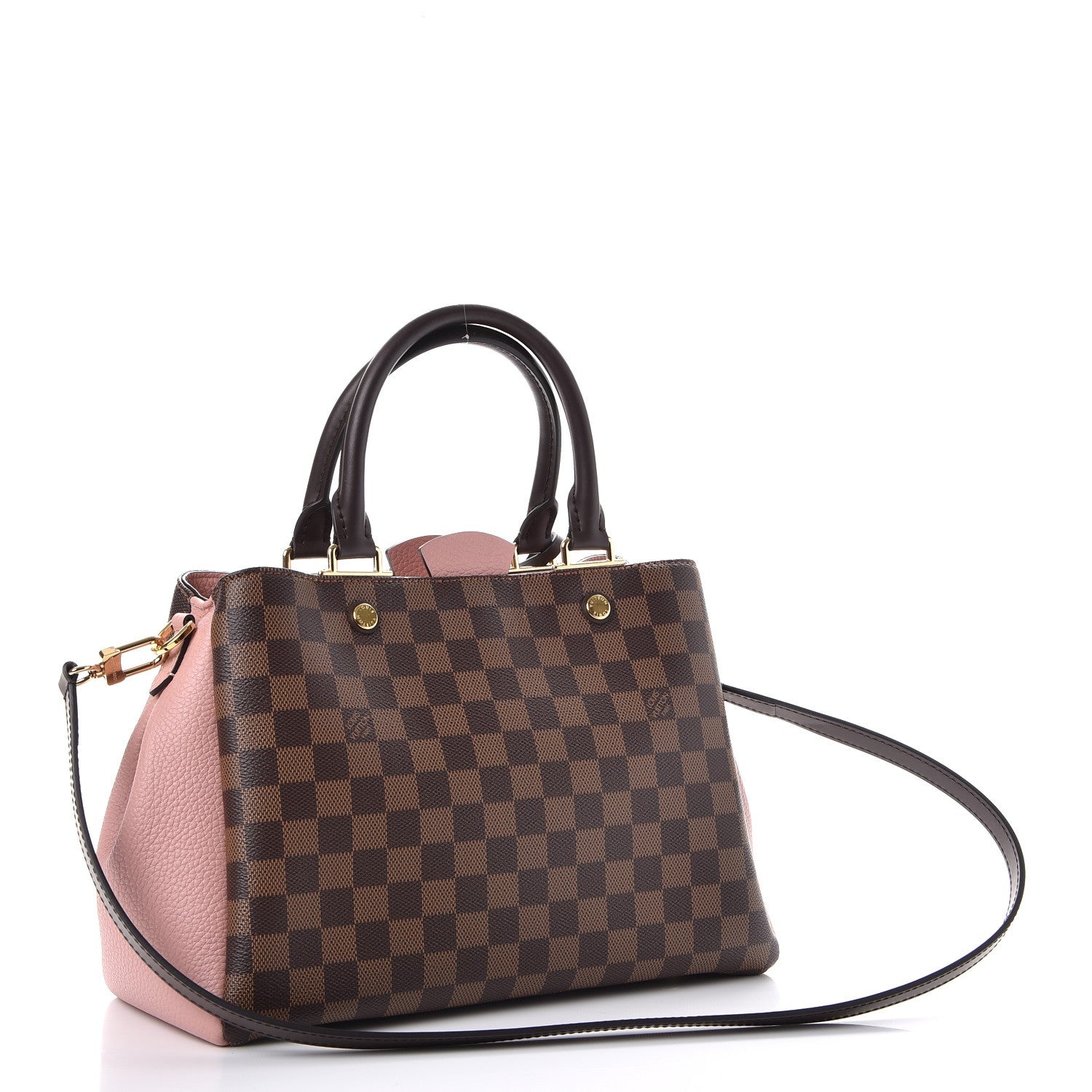 Louis Vuitton Damier Ebene Cuir Taurillon Brittany Magnolia 3 of 7