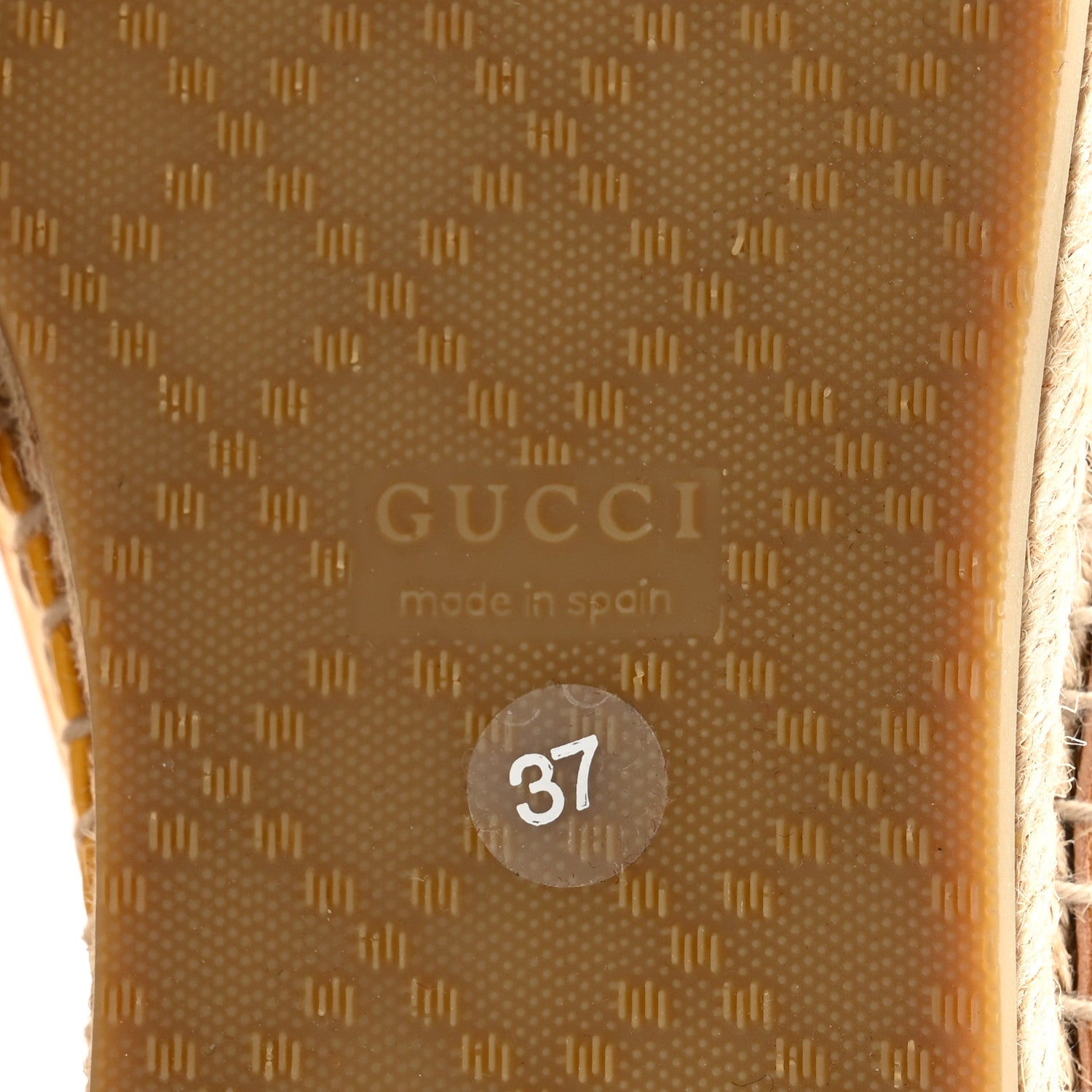 Gucci Microguccissima Soft Espadrilles 37 New Buttercup 6 of 14