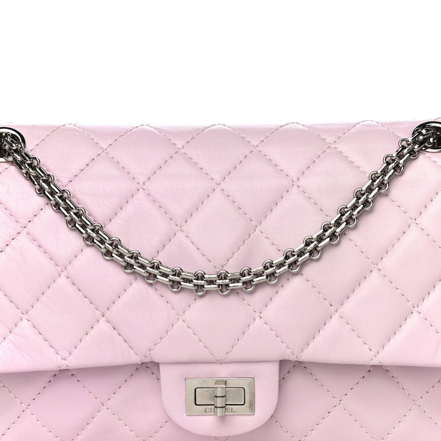 Chanel Lambskin Quilted 2.55 Reissue 226 Flap Pink 10 of 24