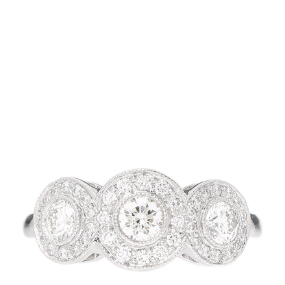 Tiffany Platinum Diamond Circlet Ring 49 4.75 1 of 4