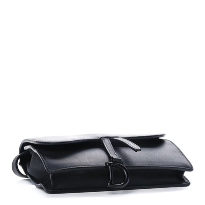 Christian Dior Ultra Matte Calfskin Saddle Belt Bag Black 3 of 11