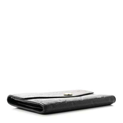 Louis Vuitton Empreinte Compact Curieuse Wallet Black 4 of 9