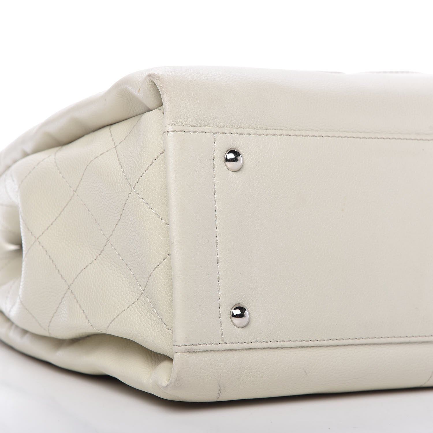 Chanel Caviar Executive Cerf Shopper Tote Beige 6 of 9