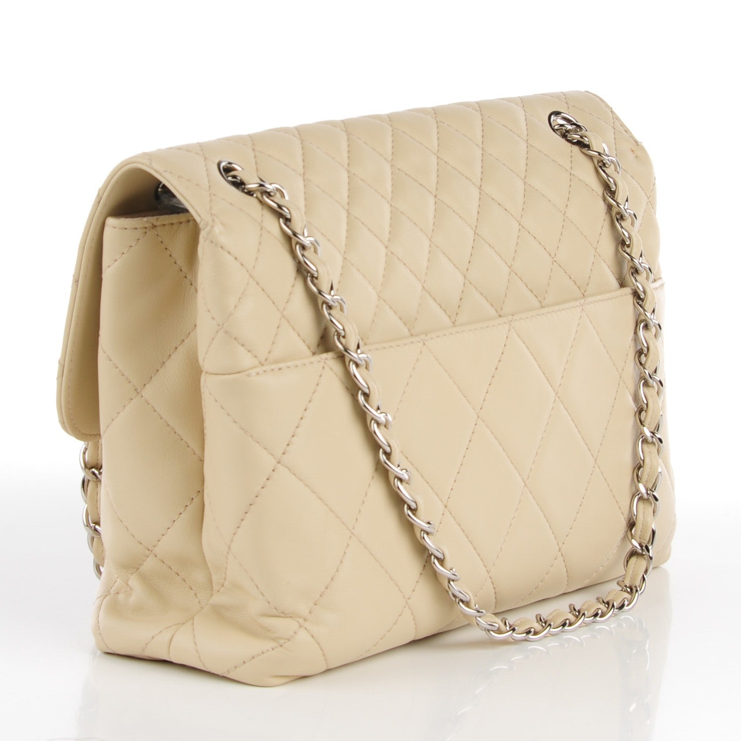 Chanel Calfskin Quilted In the Business Flap Bag Beige Clair 3 of 8