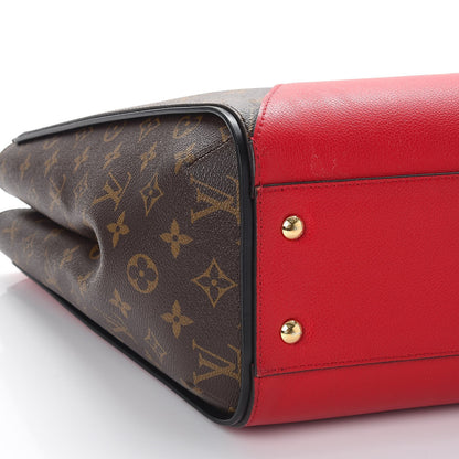 Louis Vuitton Calfskin Monogram Kimono Tote Cherry 12 of 14