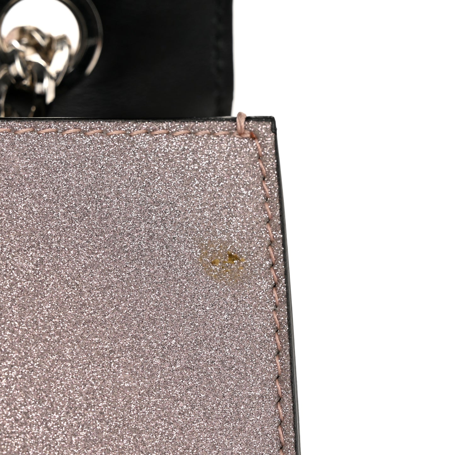Rainbow Glitter Mini Vara Bow Crossbody Bag Light Pink