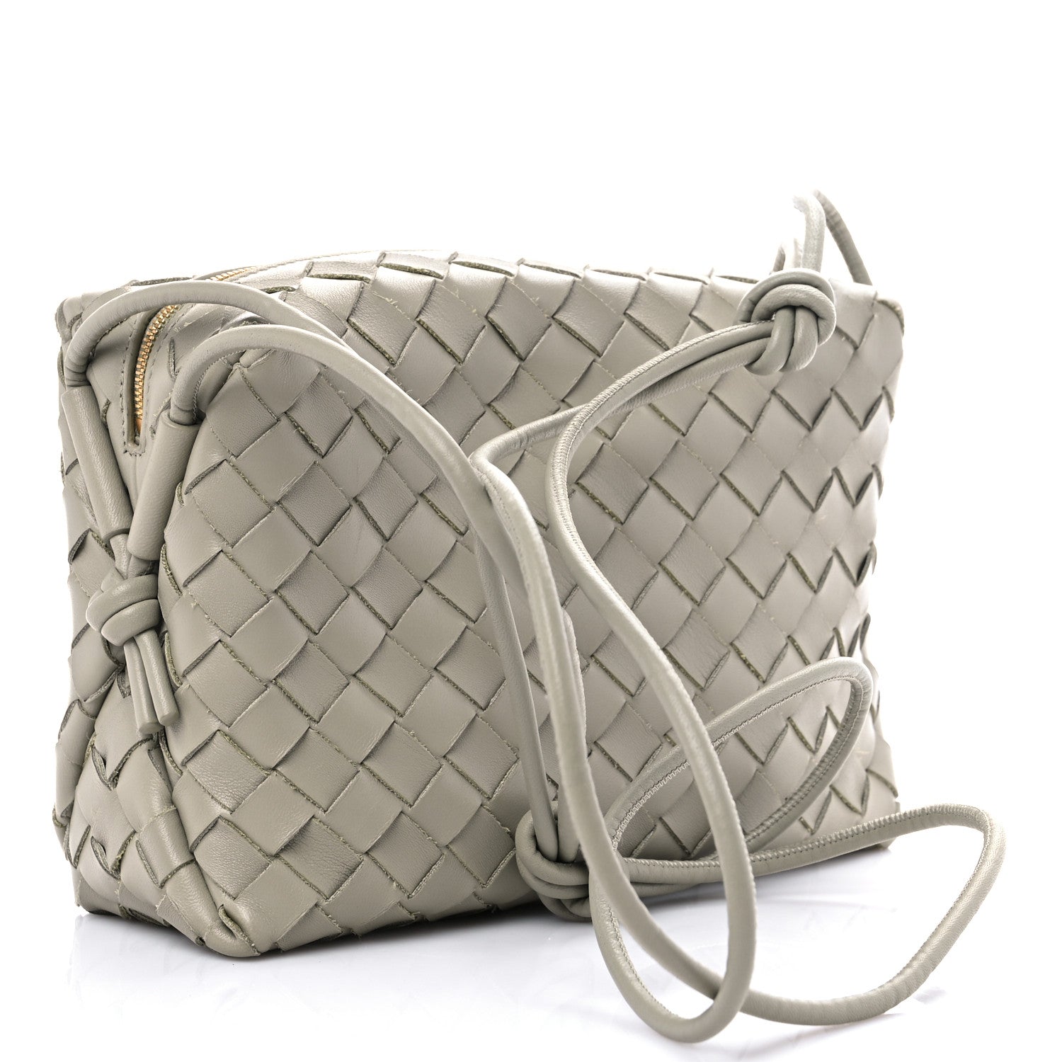 Bottega Veneta Nappa Intrecciato Small Loop Camera Bag Travertine 2 of 6