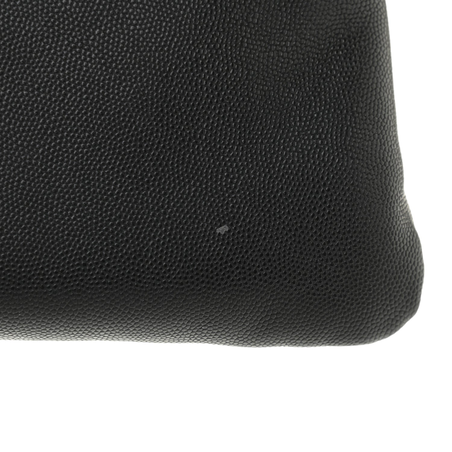 Saint Laurent Grain De Poudre West Hollywood Monogram Fold Over Clutch Black 8 of 8