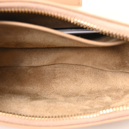 Celine Smooth Calfskin Medium Strap Ava Triomphe Shoulder Bag Smoked Brown 5 of 10