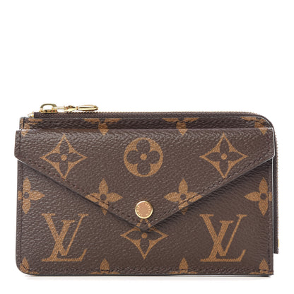 Louis Vuitton Monogram Recto Verso Card Holder Black 1 of 9