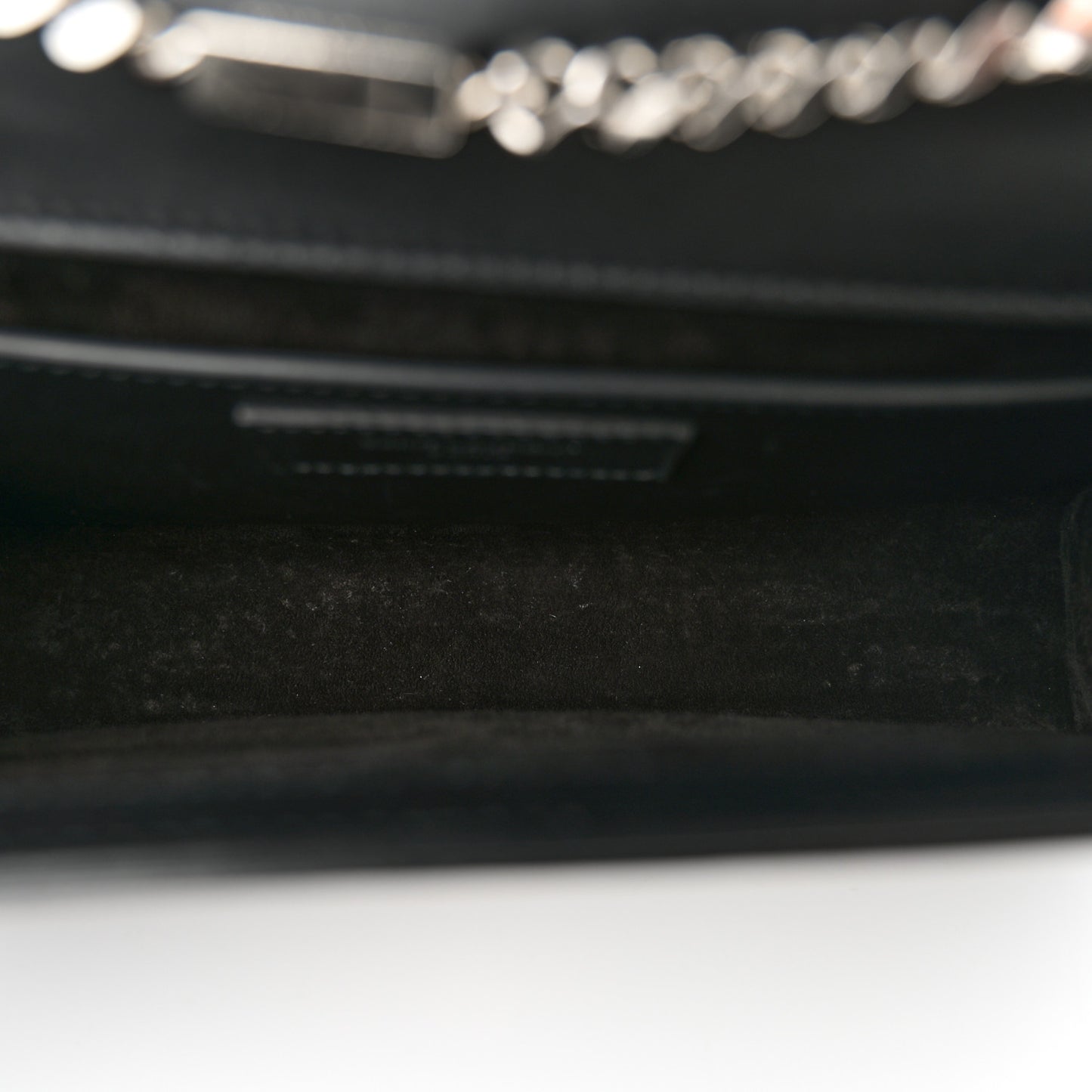 Smooth Calfskin Medium Classic Monogram Kate Tassel Satchel Black