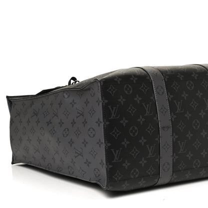 Louis Vuitton Monogram Eclipse Cabas Zippe GM Black 9 of 14