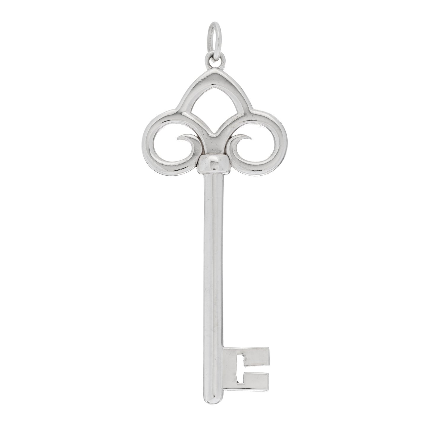 Sterling Silver Fleur De Lis Key Pendant