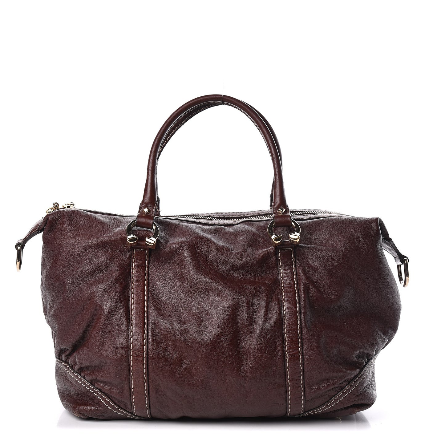 Calfskin Horsebit Medium Nail Boston Brown