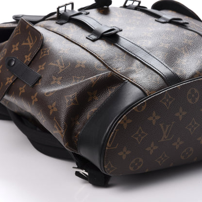 Louis Vuitton Monogram Macassar Christopher PM Backpack 5 of 9