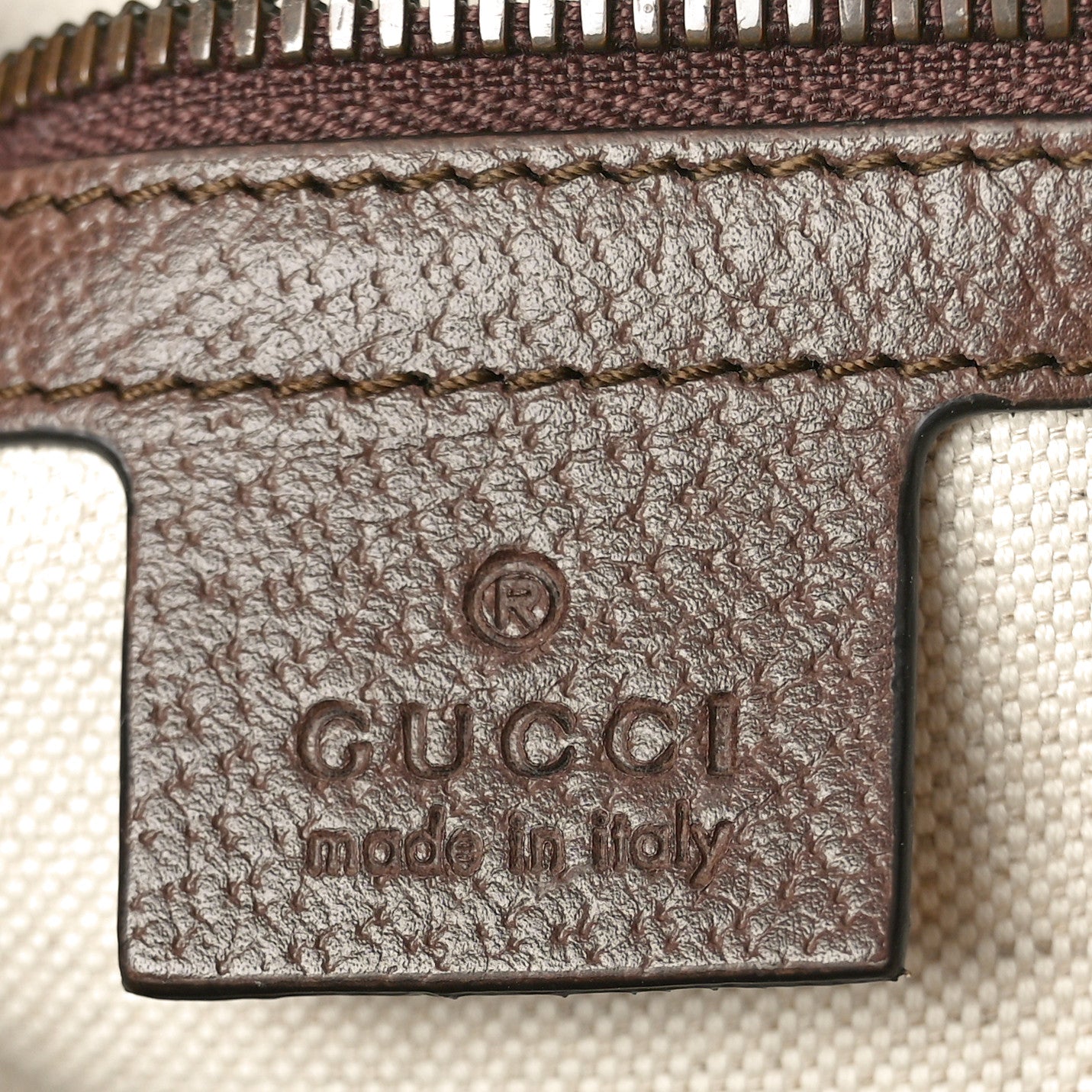 GG Supreme Monogram Medium Ophidia Day Backpack Brown